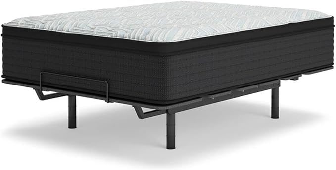 Signature Design by Ashley Palisades ET 14.75" Extra Plush Antimicrobial Copper Response Memory Foam Hybrid Mattress with Edge Support for Cool Sleep and Pressure Relief, King, Fiberglass Free