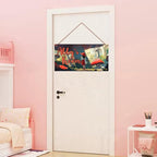 Personalized Girl Signs Dreamy Painting Decor For Kids Room Custom Name Mushroom Wall Door Decor For Girls Room Fantasy Floral Nursery Art Plate For Boys Bedroom Little Man Cave