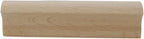 2Pcs Unfinished Beech Wood Solid Furniture Pulls Handles,Unfinished Unpainted Paintable Wooden Handles Cupboard Closet Drawer Handle Pull,Length 3.94",Hole Dis.2.52"