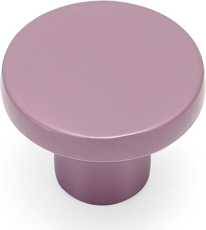 Ravinte 20 Pack Cabinet Knobs Purple Kitchen Cabinet Knobs Round Dresser Drawer Pulls Closet Door Pulls 1-1/5 Inch