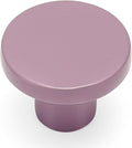 Ravinte 5 Pack Cabinet Knobs Purple Kitchen Cabinet Knobs Round Dresser Drawer Pulls Closet Door Pulls 1-1/5 Inch