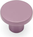 Ravinte 1 Pack Cabinet Knobs Purple Kitchen Cabinet Knobs Round Dresser Drawer Pulls Closet Door Pulls 1-1/5 Inch