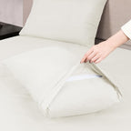Mejoroom Twin XL Sheet Set - Hotel Luxury Microfiber Sheet & Pillowcase Sets Fits College Dorm Room Mattress - Soft, Breathable, Wrinkle & Fade Resistant - 3 Piece (Ivory)