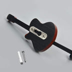KUNGYO Vintage Guitar Shaped Decorative Hooks Rack Hangers for Hanging Clothes Coats Towels Keys Hats Metal Resin Hooks Wall Mounted Heavy Duty (3-Pack) (Guitar Hook-B)
