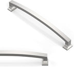 10 Pack Brushed Satin Nickel Cabinet Pulls 7.5 Inch(192mm) Kitchen Cabinet Handles Solid Zinc Alloy Cabinet Hardware Drawer Pulls