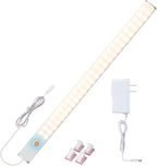 Under Cabinet Lighting Natural White 4000K, Dimmable Under Cabinet Lights with Touch Switch, LED Under Counter Lighting for Desk