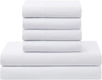 5 Piece Comforter Set Bed in a Bag Buffalo Check Christmas Print All Season Soft Down Alternative Bedding Comforter Set & Luxurious White Microfiber Bed Sheets, Twin, Buffalo Plaid Black/Gray