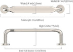 Asidrama 10 Pack 3 Inch(76mm) Brushed Satin Nickel Kitchen Cabinet Handles, Cabinet Pulls Kitchen Cabinet Hardware for Cupboard Drawer Pulls