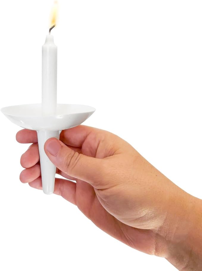 Concordia Supply Candlelight Service Reusable Plastic Candle Holders for Candlesticks - 50 Pcs. Protector for Church Vigils, Memorial, Congregational, & Christmas Eve Candles