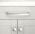10 Pack Brushed Satin Nickel Cabinet Pulls 6.3 Inch(160mm) Kitchen Cabinet Handles Solid Zinc Alloy Cabinet Hardware Drawer Pulls