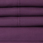 Twin Size Bed Sheets - 4 Piece 1500 Supreme Collection Fine Brushed Microfiber Deep Pocket Twin Sheet Set Bedding - 1 EXTRA PILLOW CASES, GREAT VALUE, Twin, Purple