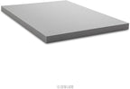 LUCID 4 Inch Bamboo Infused Memory Foam Mattress Topper - King Size – Cooling Ventilation – Pressure Relieving Bed Topper - Mattress Pad – CertiPur Certified