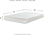 Signature Design by Ashley Queen Size Chime 8 Inch Medium Firm Gel Memory Foam Mattress with Green Tea & Charcoal Extract, Fiberglass Free, Mattress In A Box