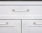KHTUMEWARE 6 Pack 10 Inch Cabinet Handles - Polished Nickel Kitchen Pulls and Drawer Handles
