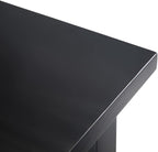 SIMPLIHOME Warm Shaker SOLID WOOD 14 inch Wide Rectangle Transitional Narrow Side Table in Black for the Living Room and Bedroom