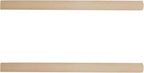 6Pcs Unfinished Beech Wood Solid Furniture Pulls Handles,Unfinished Unpainted Paintable Wooden Handles Cupboard Closet Drawer Handle Pull,Length 11.81",Hole Dis.8.82"