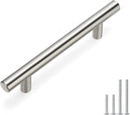 homdiy Kitchen Cabinet Pulls Cabinet Hardware -HD201BSS 1Pack 3-1/2in(90mm) Hole Centers Bathroom Cabinet Handles