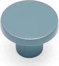 Ravinte 5 Pack Cabinet Knobs Light Blue Kitchen Cabinet Knobs Round Dresser Drawer Pulls Closet Door Pulls 1-1/5 Inch