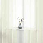 DUALIFE 63 Inch Length Curtain Drapes for Bedroom Grommet Light Filtering Semi Sheer Farmhouse Style Living Room Curtains 2 Panels 52X63 Inches Cream Beige