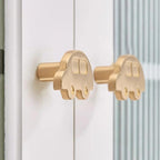 4Pcs Brass Knobs for Kids Cute Decorative Handles for Boys and Girls (Car)