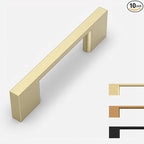 10 Pack Brushed Gold Cabinet Pulls 3 Inch Cabinets Handles Kitchen Hardware Handles for Cabinets Gold Dresser Pulls
