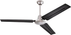 Westinghouse 7800300 Jax Ceiling Fan, 56-Inch, Brushed Nickel Black Blades