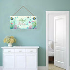 Personalized Vintage Fish Art Décor For Kids Room Custom Name Door Wall Decor, Ocean Theme Nursery Art Plate For Boys Bedroom Home Club Cabin Garage Bar