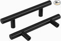 homdiy Black Cabinet Handles 30Pack 3inch Hole Center Kitchen Drawer Pulls and Knobs Stainless Steel Cabinet Hardware for Bathroom, Cupboard