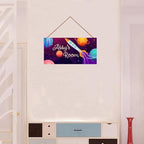 Personalized Sign Rocket Sign, Outer Space Theme Wall Decor Custom Name Door Plate for Kids Room Nursery Stars Galaxy Art Wall plaques For Boys Room Girls Bedroom