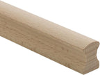 6Pcs Unfinished Beech Wood Solid Furniture Pulls Handles,Unfinished Unpainted Paintable Wooden Handles Cupboard Closet Drawer Handle Pull,Length 11.81",Hole Dis.8.82"
