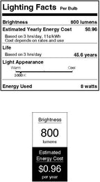 6107000 5-13/16-Inch LED Indoor Flush Mount Ceiling Fixture, White Finish with White Opal Glass Globe