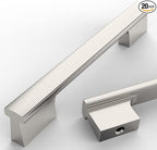 Asidrama 20 Pack 5 Inch(128mm) Brushed Satin Nickel Kitchen Cabinet Handles, Cabinet Pulls Kitchen Cabinet Hardware for Cupboard Drawer Pulls