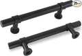 goldenwarm 25 Pack Black Cabinet Pulls 3-3/4 Inch Kitchen Cabinet Handles Black Drawer Handles Modern Dawer Pulls and Knobs Kitchen Hardware for Dresser Bathroom
