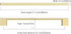 10 Pack Gold Cabinet Pulls 10 Inch Handles for Cabinets and Drawers - Kitchen Hardware
