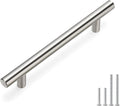 homdiy 400 Pack Cabine Handles Brushed Nickel Drawer Pulls - HD201SNB Cabinet Hardware 4.5in Hole Centers Cabinet Pulls for Kitchen Cabinets