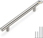 homdiy 500 Pack Cabine Handles Brushed Nickel Drawer Pulls - HD201SNB Cabinet Hardware 4.5in Hole Centers Cabinet Pulls for Kitchen Cabinets
