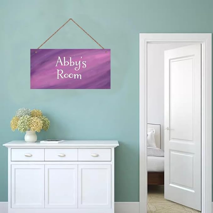 Personalized Universe Sign Funny Outer Space Themed For Kids Room Boys Bedroom Door Decor,Custom Name Stars Wall Art Decor Decorative Plate for Nursery Little Man Cave