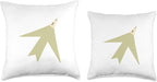 Cute Scandinavian Animals Designs Chic Scandinavian Bird Minimalism Throw Pillow, 16x16, Multicolor