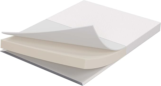 Modway Mila 6” Twin XL Mattress - Firm 6 Inch Twin XL Mattress - 10-Year Warranty White