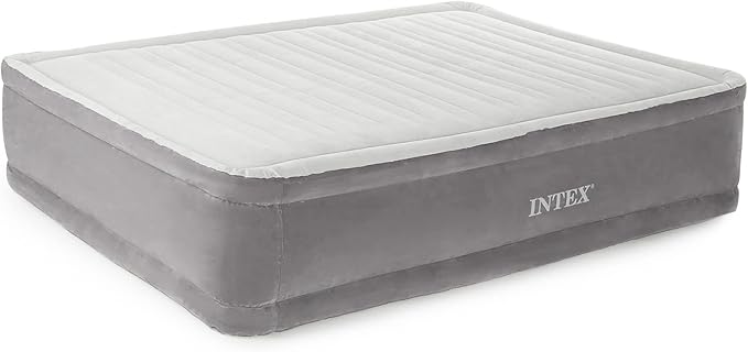 Intex Comfort Plush Elevated Dura-Beam Airbed with Built-in Electric Pump