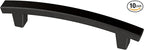 Franklin Brass (10-Pack) – Matte Black Cabinet Handles, 4 Inch Hole Center, Pulls for Drawers, Kitchen Cabinet Door, Dressers | Pierce