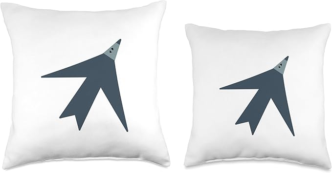 Cute Scandinavian Animals Designs Chic Scandinavian Bird Minimalism Throw Pillow, 18x18, Multicolor
