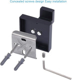 TASTOS Bath Towel Hooks Matte Black, 2 Pack Stainless Steel Robe Coat and Clothes Hook, Heavy Duty Wall Hook for Bathroom & Kitchen, Modern Square Style Wall Mounted (Black)