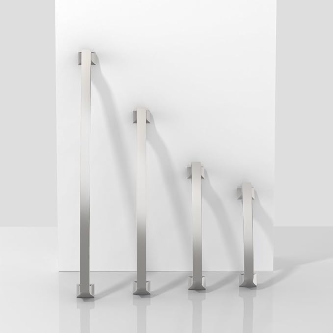 10 Pack Brushed Satin Nickel Cabinet Pulls 7.5 Inch(192mm) Kitchen Cabinet Handles Solid Zinc Alloy Cabinet Hardware Drawer Pulls