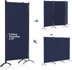 Morngardo Room Divider Folding Privacy Screens 3 Panel Partitions Dividers Portable Separating for Home Office Bedroom Dorm Decor