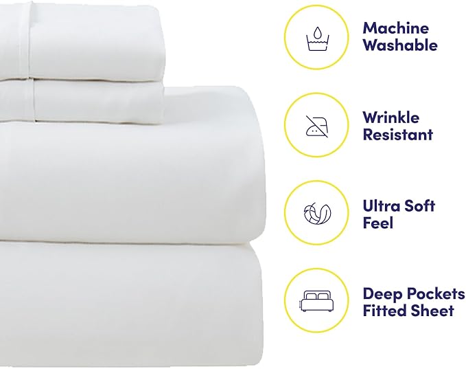 7 Piece Comforter Set Bag Solid Color All Season Soft Down Alternative Blanket & Luxurious Microfiber Bed Sheets, King, Gray Plaid