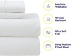 7 Piece Comforter Set Bag Solid Color All Season Soft Down Alternative Blanket & Luxurious Microfiber Bed Sheets, Twin, Gray Plaid