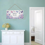 Personalized Sign Vintage Butterfly Wall Decor For Kids Room Decoration Nursery Decor Party Decorations For Little Man Cave Wall Art Decor For Boys Room Girls Bedroom