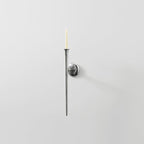 Aspar Wall Sconce, Modern Candle Holder with Elegant Hook Design, Versatile Decorative Lighting for Indoor Wall Decor and Ambiance Setting, Silver (Candle Not Included)