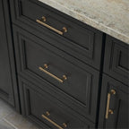 Franklin Brass Bar (20-Pack) Cabinet Handles 5-1/16" Hole Center Pulls | Champagne Bronze Hardware Kitchen Door, Drawers, Dressers, Furniture P29618K-CZ-B2